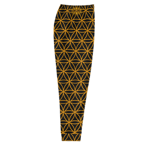 TRILLYYON - Black & Gold - Flower Of Life Joggers