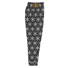 Load image into Gallery viewer, TRILLYYON - Black &amp; White  - Flower Of Life Joggers