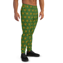 Load image into Gallery viewer, TRILLYYON - Green  - Flower Of Life Joggers
