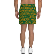Load image into Gallery viewer, TRILLYYON - Green  - Flower Of Life Shorts