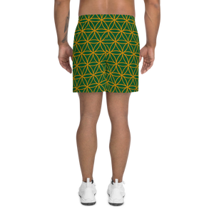 TRILLYYON - Green  - Flower Of Life Shorts