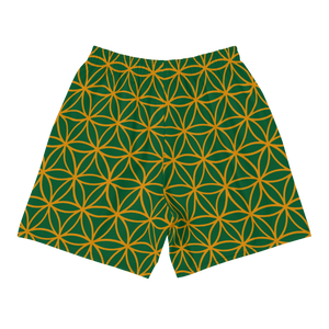 TRILLYYON - Green  - Flower Of Life Shorts