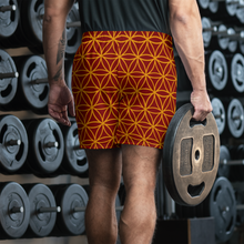 Load image into Gallery viewer, TRILLYYON - Red  - Flower Of Life Shorts
