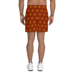 TRILLYYON - Red  - Flower Of Life Shorts