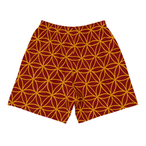 TRILLYYON - Red  - Flower Of Life Shorts