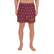Load image into Gallery viewer, TRILLYYON - Purple  - Flower Of Life Shorts