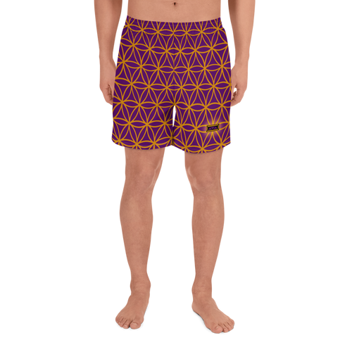 TRILLYYON - Purple  - Flower Of Life Shorts