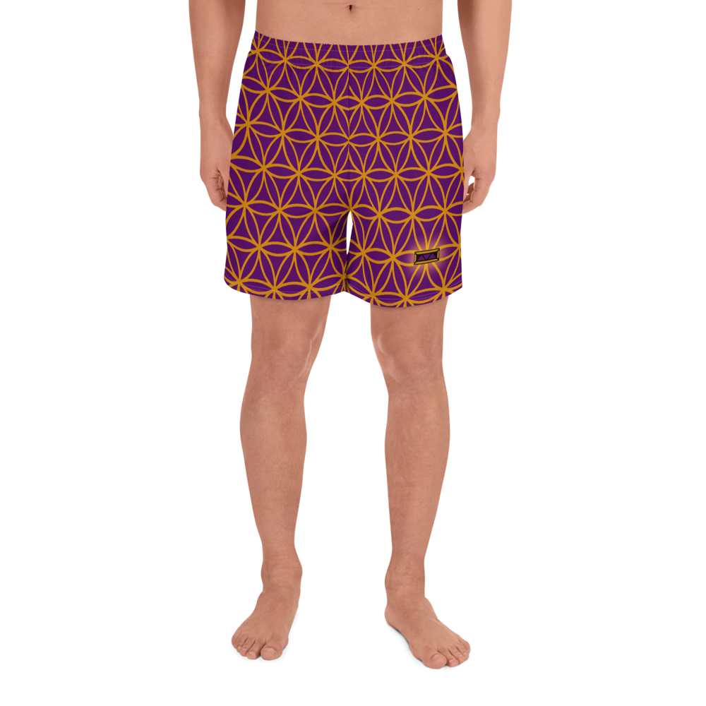 TRILLYYON - Purple  - Flower Of Life Shorts