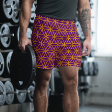 Load image into Gallery viewer, TRILLYYON - Purple  - Flower Of Life Shorts
