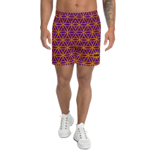 Load image into Gallery viewer, TRILLYYON - Purple  - Flower Of Life Shorts