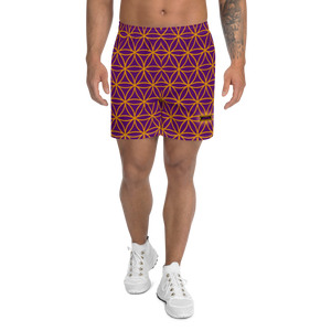 TRILLYYON - Purple  - Flower Of Life Shorts