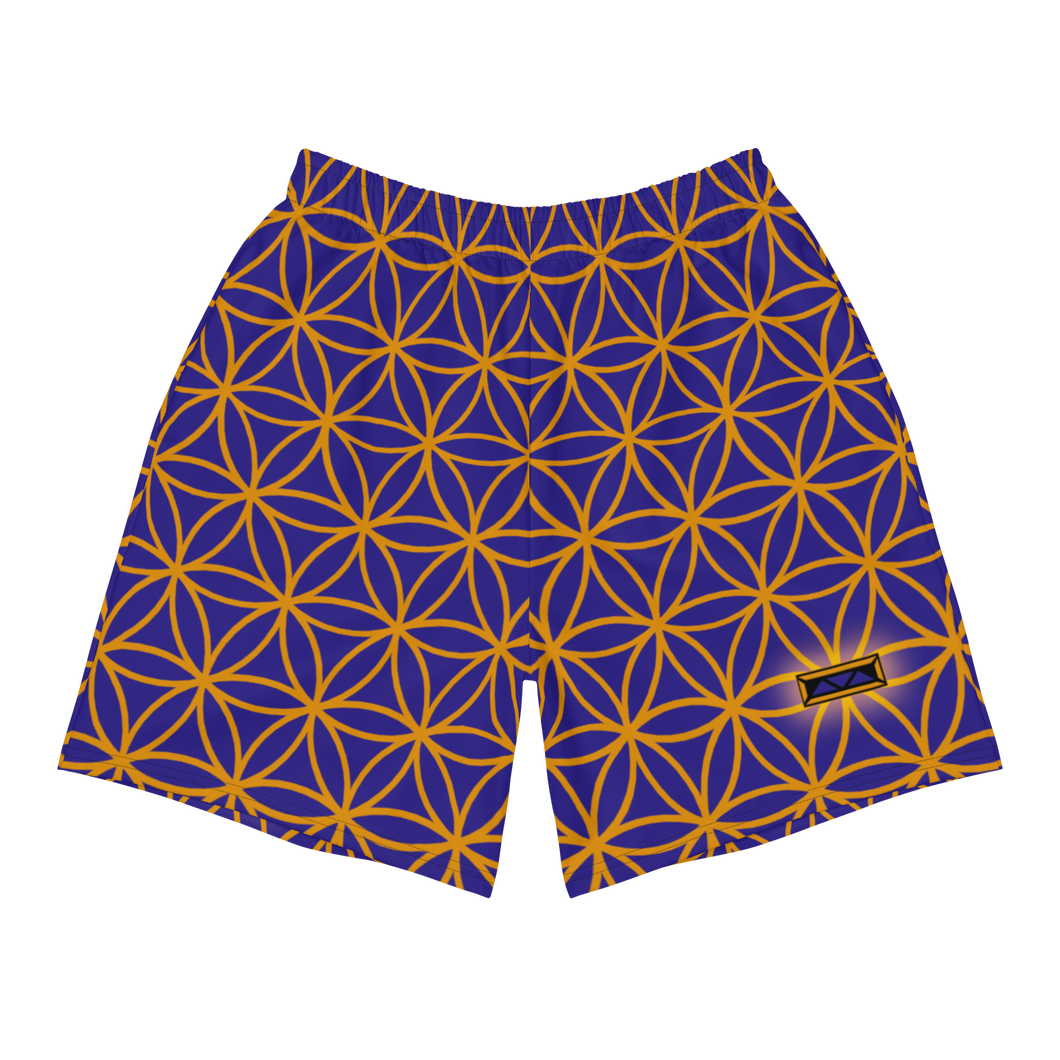 TRILLYYON - Blue  - Flower Of Life Shorts