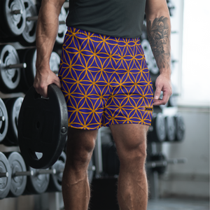 TRILLYYON - Blue  - Flower Of Life Shorts