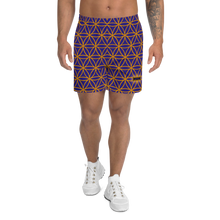 Load image into Gallery viewer, TRILLYYON - Blue  - Flower Of Life Shorts