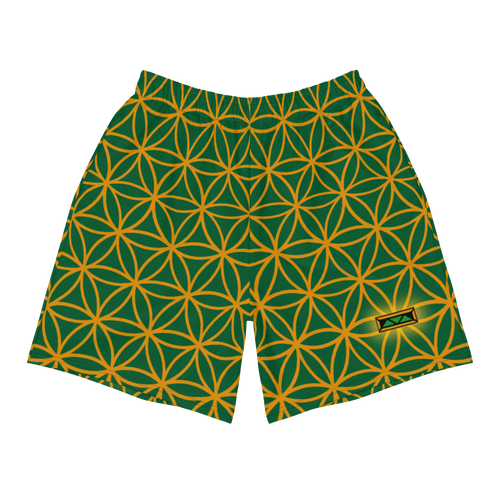 TRILLYYON - Green  - Flower Of Life Shorts