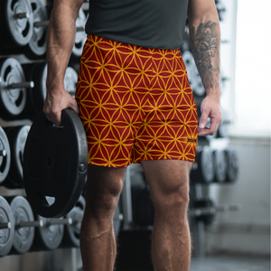 TRILLYYON - Red  - Flower Of Life Shorts