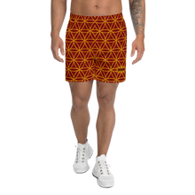 Load image into Gallery viewer, TRILLYYON - Red  - Flower Of Life Shorts