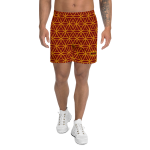 TRILLYYON - Red  - Flower Of Life Shorts