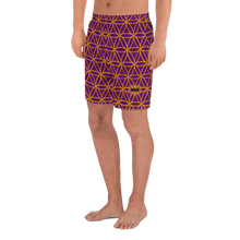 Load image into Gallery viewer, TRILLYYON - Purple  - Flower Of Life Shorts