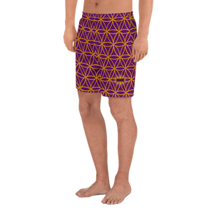 TRILLYYON - Purple  - Flower Of Life Shorts