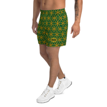 Load image into Gallery viewer, TRILLYYON - Green  - Flower Of Life Shorts