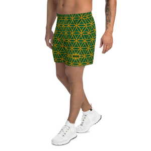 TRILLYYON - Green  - Flower Of Life Shorts