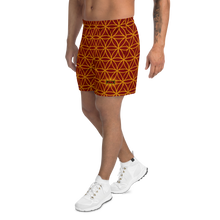 Load image into Gallery viewer, TRILLYYON - Red  - Flower Of Life Shorts