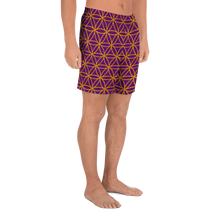 Load image into Gallery viewer, TRILLYYON - Purple  - Flower Of Life Shorts