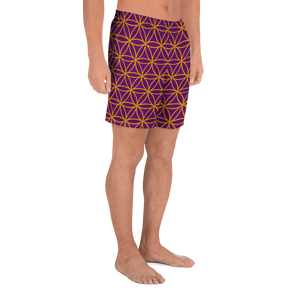 TRILLYYON - Purple  - Flower Of Life Shorts