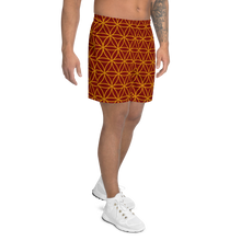 Load image into Gallery viewer, TRILLYYON - Red  - Flower Of Life Shorts