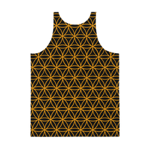 Load image into Gallery viewer, TRILLYYON - Black &amp; Gold - Flower Of Life Tank Top