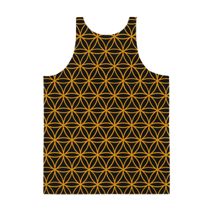 TRILLYYON - Black & Gold - Flower Of Life Tank Top
