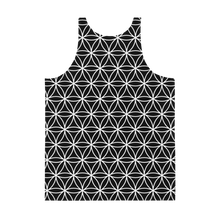 Load image into Gallery viewer, TRILLYYON - Black &amp; White - Flower Of Life Tank Top