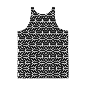 TRILLYYON - Black & White - Flower Of Life Tank Top