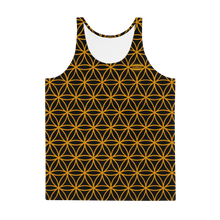 Load image into Gallery viewer, TRILLYYON - Black &amp; Gold - Flower Of Life Tank Top