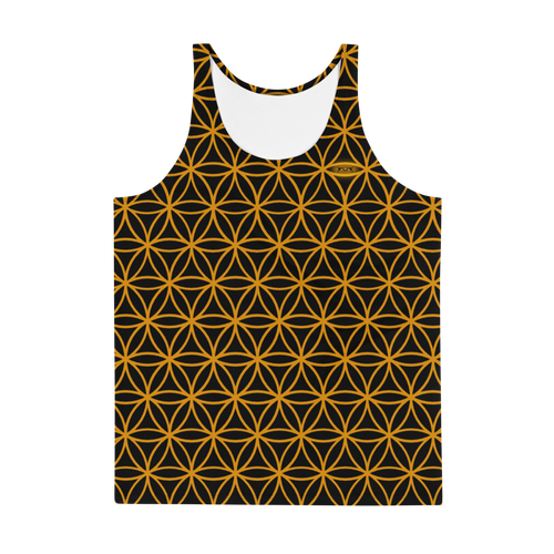 TRILLYYON - Black & Gold - Flower Of Life Tank Top