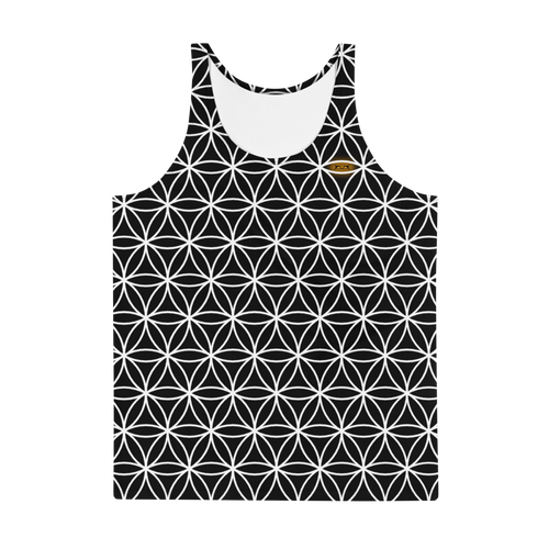 TRILLYYON - Black & White - Flower Of Life Tank Top