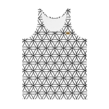 Load image into Gallery viewer, TRILLYYON - White &amp; Black - Flower Of Life Tank Top