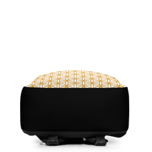 Load image into Gallery viewer, TRILLYYON - White &amp; Gold - Flower Of Life Minimalist Backpack