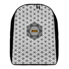 Load image into Gallery viewer, TRILLYYON - White &amp; Black  - Flower Of Life Minimalist Backpack