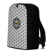 Load image into Gallery viewer, TRILLYYON - White &amp; Black  - Flower Of Life Minimalist Backpack