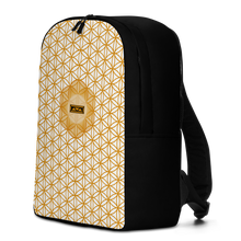 Load image into Gallery viewer, TRILLYYON - White &amp; Gold - Flower Of Life Minimalist Backpack