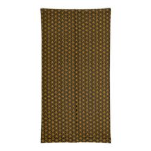 Load image into Gallery viewer, TRILLYYON - Black &amp; Gold - Flower Of Life Neck Gaiter