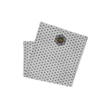 Load image into Gallery viewer, TRILLYYON - White &amp; Black - Flower Of Life Neck Gaiter