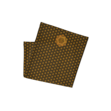 Load image into Gallery viewer, TRILLYYON - Black &amp; Gold - Flower Of Life Neck Gaiter