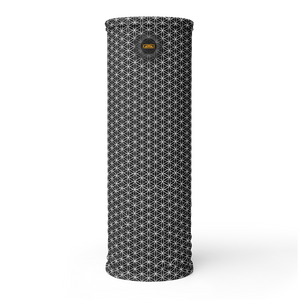 TRILLYYON - Black & White - Flower Of Life Neck Gaiter