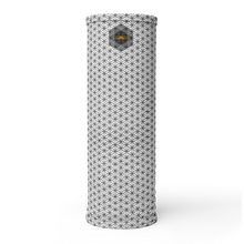 Load image into Gallery viewer, TRILLYYON - White &amp; Black - Flower Of Life Neck Gaiter