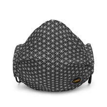 Load image into Gallery viewer, TRILLYYON - Black &amp; White  - Flower Of Life Premium Face Mask
