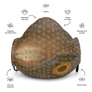 TRILLYYON - Cosmic  - Flower Of Life Face Mask