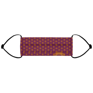TRILLYYON - Purple  - Flower Of Life Face Mask